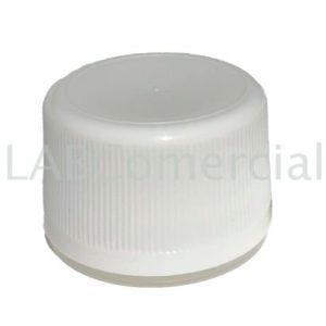 PP28 White Tamper Evident Screw Closure with PELD Seal