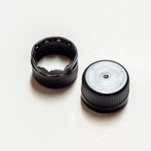 31.5mm Screw Black Caps