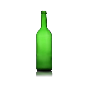 750ml Mineral Bottle (Green) & Caps (24)