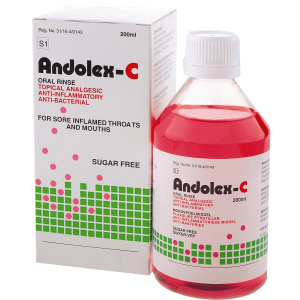 ANDOLEX C ORAL RINSE 200ML