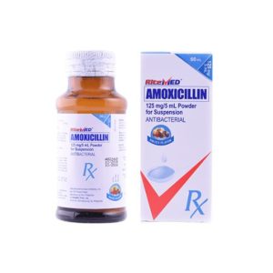 Amoxicillin Ritemed 125mg / 5mL Suspension 60mL