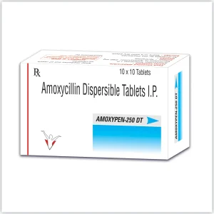AMOXYCILLIN   DISPERSIBLE TABS 250MG 100?S