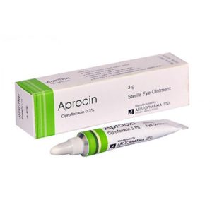 APROCIN (CIPROFLOXACIN) EYE OINT 3G