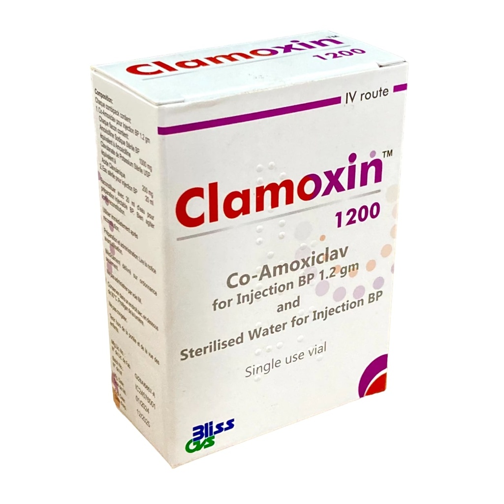 AMOXICLAV (CLAMOXIN) 1.2GM INJ 1?S
