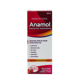 ANAMOL (PARACETAMOL) SUSP 100ML