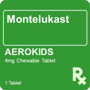 Aerokids 4mg 1 Chewable Tablet