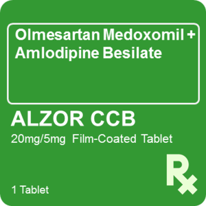 Alzor CCB 20mg/5mg 1 Film-Coated Tablet