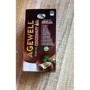 Agewell virgin coconut oil soft gelatin capsule 1000mg