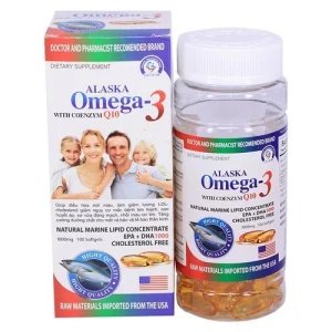 Alaska Omega 3 with Coenzyme 1100mg x100