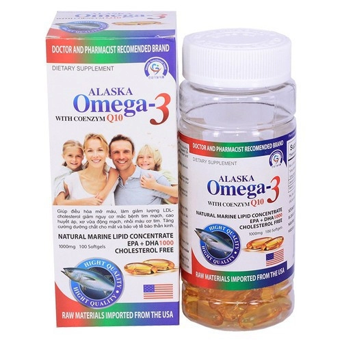 Alaska Omega 3 with Coenzyme 1100mg x100