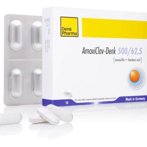 AMOXICLAV   DENK 500/62.5MG TABS 16?S