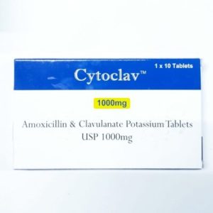 AMOXICLAV  (CYTOCLAV) 1000MG TABS 10?S