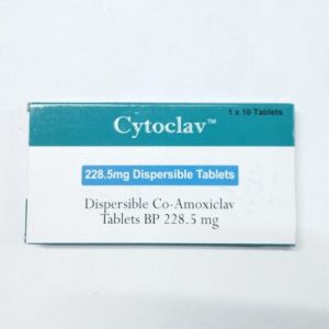 AMOXICLAV  (CYTOCLAV) 228.5 DT TABS 10?S