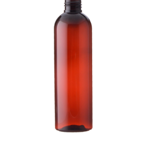 Amber PET bottle 250 ml, neck 24/410