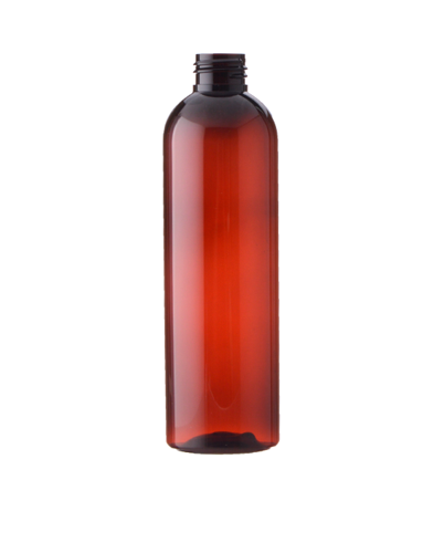 Amber PET bottle 250 ml, neck 24/410