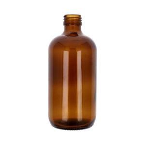 Amber glass bottle 250 ml, neck 24/410
