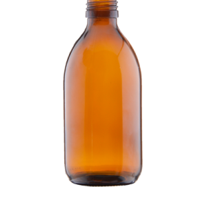Amber glass bottle 290/300 ml. neck 28/410 ROPP
