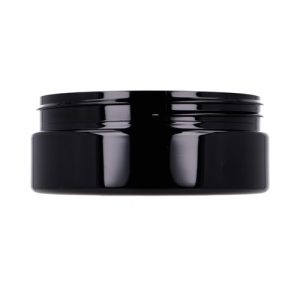 Black PET jar 200 ml, neck 100/400