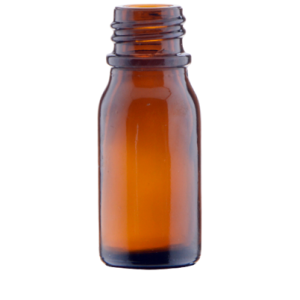 Bottle 10 ml, Glass, DIN 18