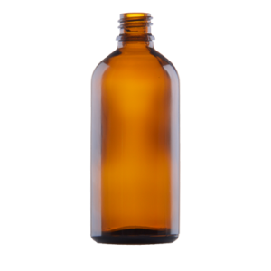 Bottle 100 ml, Glass, DIN 18