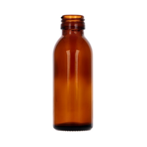 Bottle 100 ml amber Glass 28/410