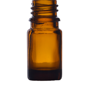 Bottle 5 ml, Glass, DIN 18