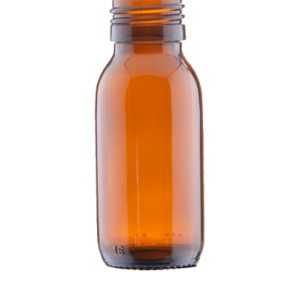 Bottle 60 ml amber Glass 28/410