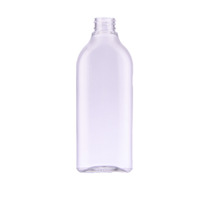 Clear PET bottle 400 ml, neck 28/410