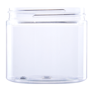 Clear PET jar 200 ml, neck 70/400