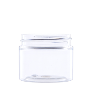 Clear jar 50 ml PET, neck 48/400