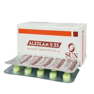 ALZOLAM 0.25MG 100?S (SUN)