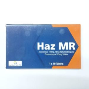 ACECLOFENAC & PARACE & CHLORZO (HAZ MR) TABS 10?S