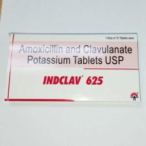 AMOXICLAV  (INDCLAV )TABS 625MG 10?S
