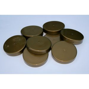 Lids - 70mm Plastic 1lb Honey Jar Lids