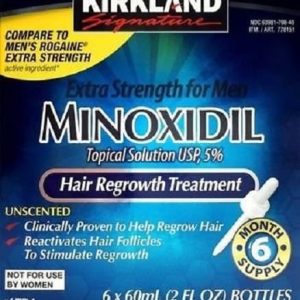 5% Extra Strength Hair Regrowth for Men, 2 Pack of (6 Count)