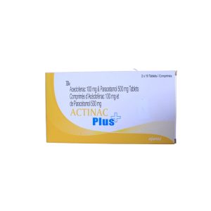 ACECLOFENAC & PARACETAMOL(ACTINAC PLUS)20?S