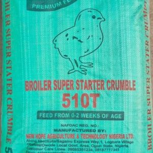 New Hope Broiler 510T Super Starter Feed| Commercial Line ? 25kg