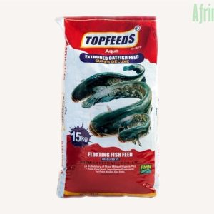 TopFeed Aqua Fish Feed (Floating Feed Pellets for Catfish | 2mm | 3mm | 4.5mm | 6mm | 9mm) ? 15kg