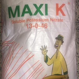 Maxi K Fertilizer (Soluble Potassium Nitrate | NPK 13-0-46) | 50kg