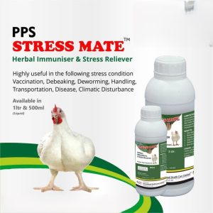 PPS StressMate ? Herbal Immuniser & Stress Reliever for Poultry (500ml & 1L)