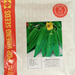 Okra Clemson Spineless | POP VRIEND SEEDS