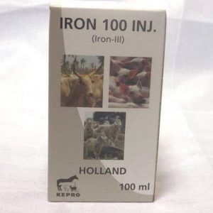Iron Dextran (Iron-III Injectable Supplement for Livestock) 100ml