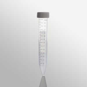 Centrifuge tubes 15ml (PP) calibrated with cover.