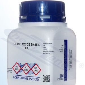 Cerium (IV) oxide, 99.95% Loba AR Op.500 g