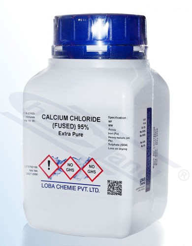 Calcium chloride anhydrous 95% Loba extra pure op.500 g