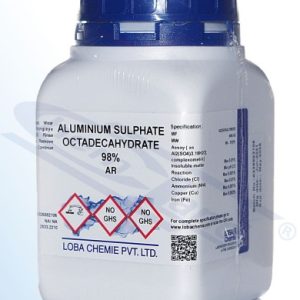 Aluminium sulphate 18 hydrate 98% AR Op.500 g