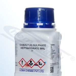 Cobalt (II) sulphate 7 hydrate 99% Loba AR Op.100 g