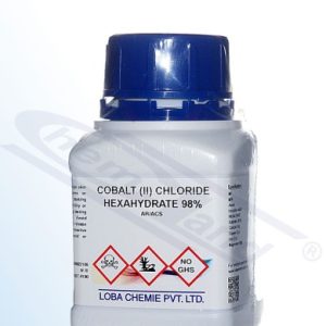 Cobalt (II) chloride 6 hydrate 98% Loba AR/ACS Op.100 g