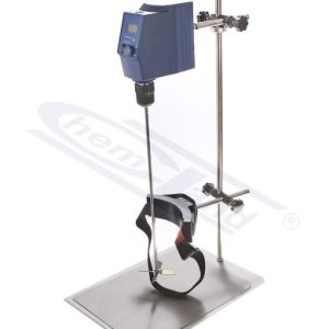 Base with rod for mechanical stirrers OS70, dimensions 33.5 x 46.3 cm, H -78 cm