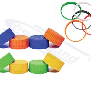Bottle cap with ring GL45 - GREEN NEW LINE